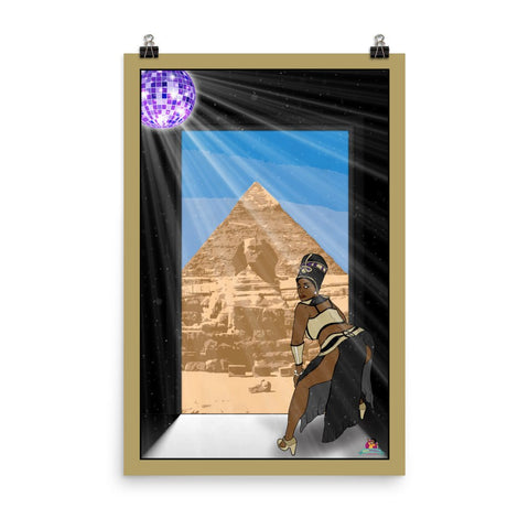 "AM I YOUR QUEEN? (The Black Experience Series)" Poster (24"x36") - Kima Kreates