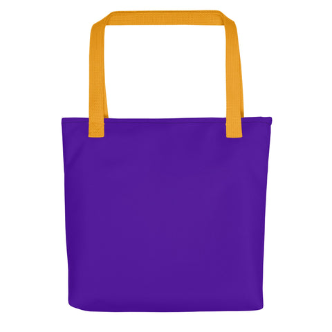 BLACK LABEL Naunda Art Violet Tote Bag - Kima Kreates
