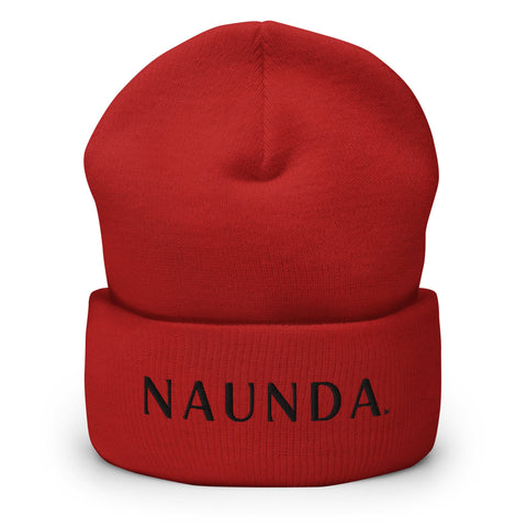 BLACK LABEL Naunda Word Cuffed Beanie - Kima Kreates