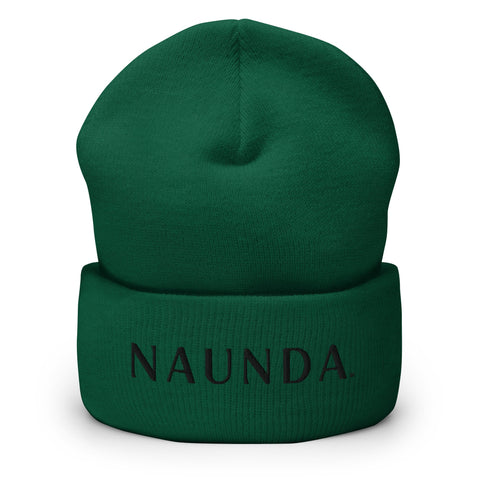 BLACK LABEL Naunda Word Cuffed Beanie - Kima Kreates