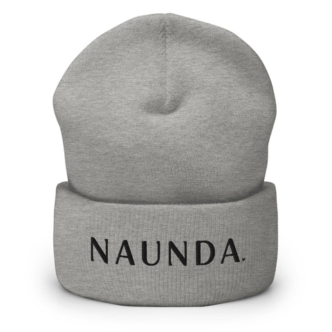 BLACK LABEL Naunda Word Cuffed Beanie - Kima Kreates
