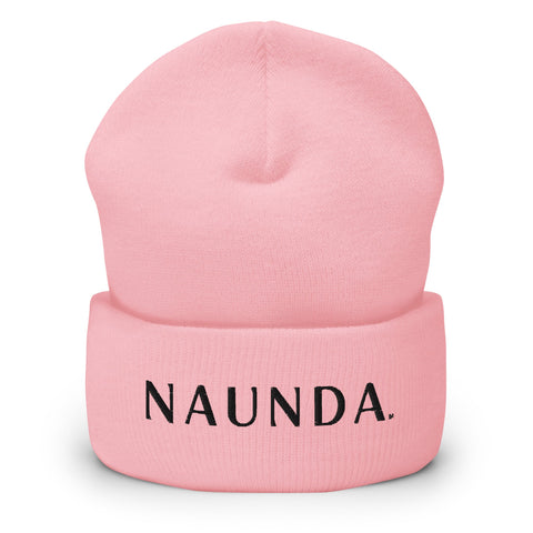 BLACK LABEL Naunda Word Cuffed Beanie - Kima Kreates
