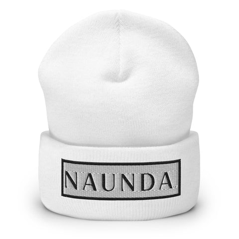BLACK LABEL Naunda Word Patch Cuffed Beanie - Kima Kreates