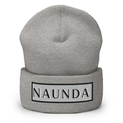 BLACK LABEL Naunda Word Patch Cuffed Beanie - Kima Kreates