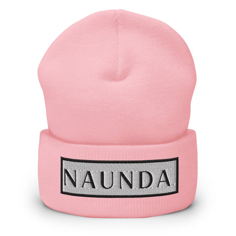 BLACK LABEL Naunda Word Patch Cuffed Beanie - Kima Kreates