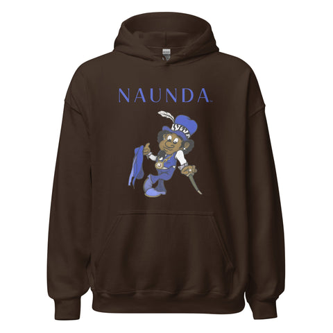 BLUE LEPRECHAUN with Blue Logo Unisex Hoodie - Kima Kreates