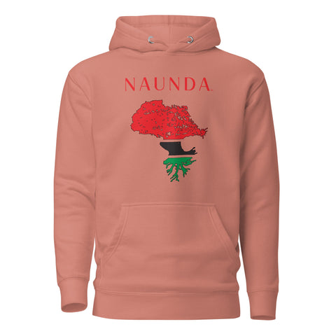 EDEN ART with Red Logo Premium Unisex Hoodie - Kima Kreates