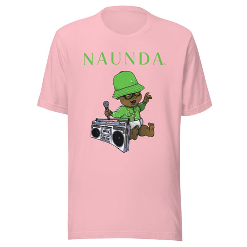 Eighties Baby with Green Logo Unisex T-Shirt - Kima Kreates