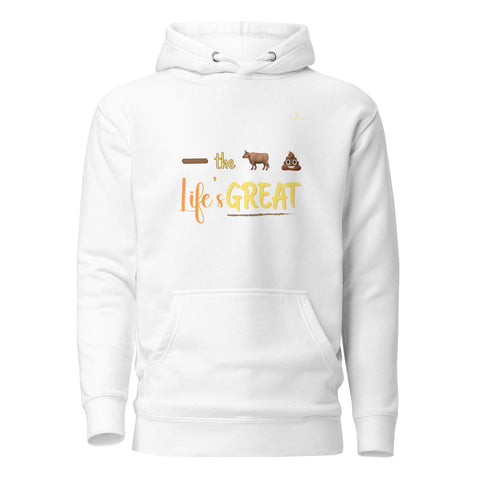 EMOJI with Yellow Logo Premium Unisex Hoodie - Kima Kreates