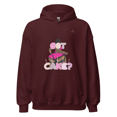 GOT CAKE with Peach Logo Unisex Hoodie - Kima Kreates