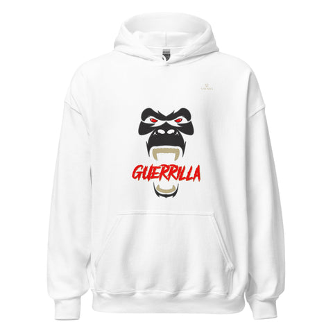GUERRILLA with Gold Logo Unisex Hoodie - Kima Kreates