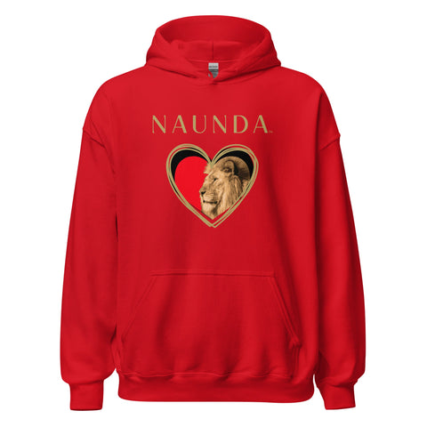 HEART OF A LION with Gold Logo Unisex Hoodie - Kima Kreates