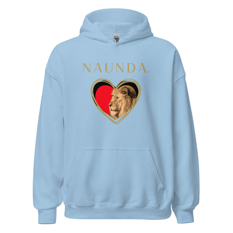 HEART OF A LION with Gold Logo Unisex Hoodie - Kima Kreates