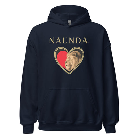 HEART OF A LION with Gold Logo Unisex Hoodie - Kima Kreates