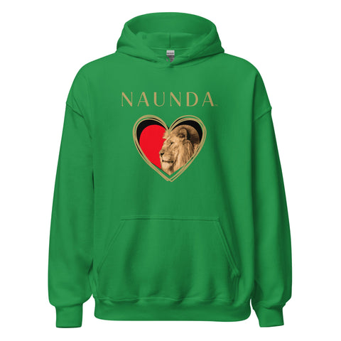 HEART OF A LION with Gold Logo Unisex Hoodie - Kima Kreates