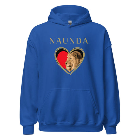 HEART OF A LION with Gold Logo Unisex Hoodie - Kima Kreates