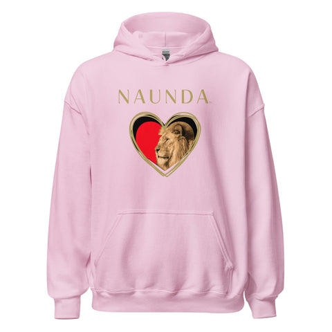 HEART OF A LION with Gold Logo Unisex Hoodie - Kima Kreates