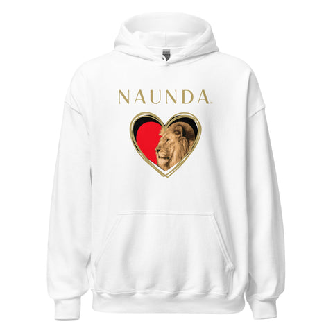 HEART OF A LION with Gold Logo Unisex Hoodie - Kima Kreates