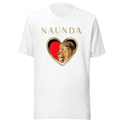 Heart Of A Lion with Gold Logo Unisex T-Shirt - Kima Kreates