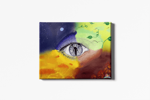 "KREATION" Canvas Print (16"x20") - Kima Kreates