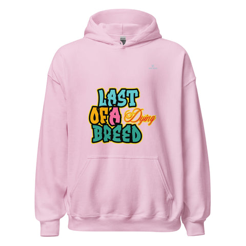LAST OF A DYING BREED with Sky Blue Logo Unisex Hoodie - Kima Kreates