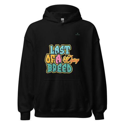 LAST OF A DYING BREED with Sky Blue Logo Unisex Hoodie - Kima Kreates