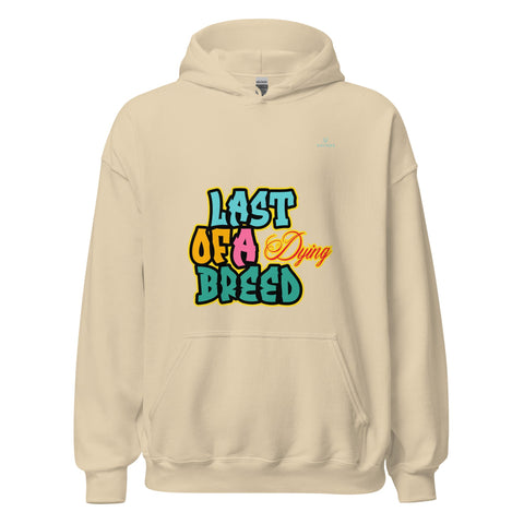 LAST OF A DYING BREED with Sky Blue Logo Unisex Hoodie - Kima Kreates