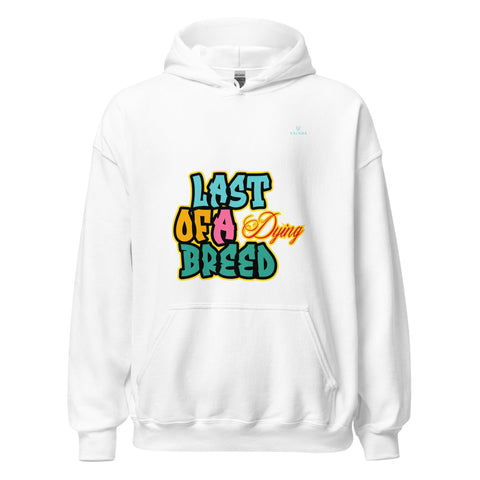 LAST OF A DYING BREED with Sky Blue Logo Unisex Hoodie - Kima Kreates