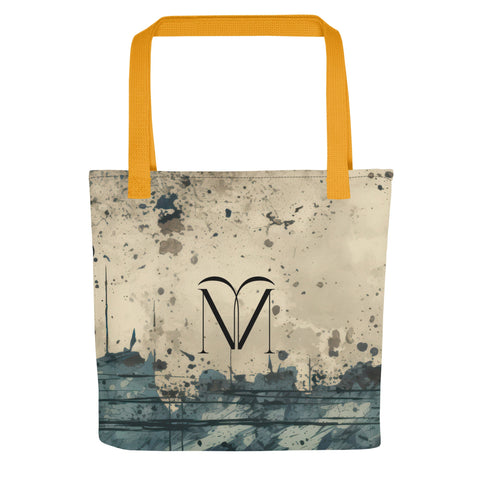 Naunda Art Aged Paper Tote Bag - Kima Kreates