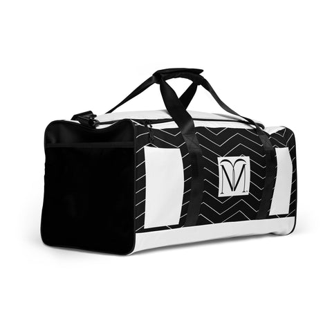 Naunda Art Designer Black Duffle Bag - Kima Kreates