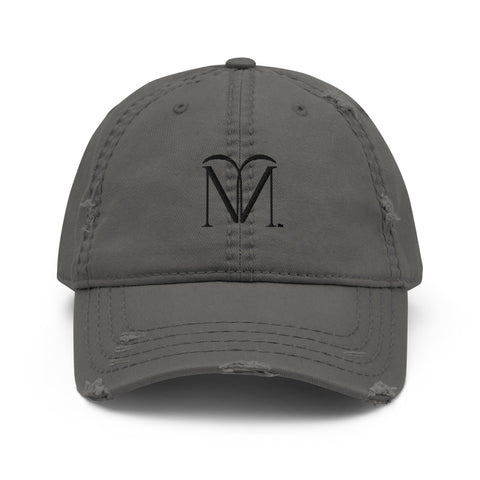 Naunda Art Distressed Dad Hat (Black) - Kima Kreates