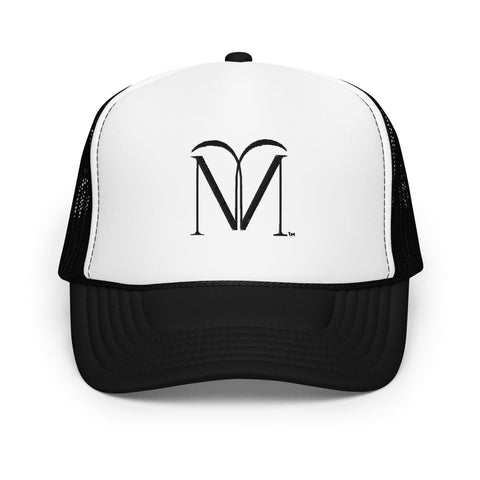 Naunda Art Foam Trucker Hat (Black) - Kima Kreates