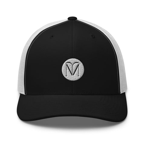 Naunda Art Patch Retro Trucker Cap (Black) - Kima Kreates