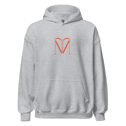 Naunda Art with Orange Logo Unisex Hoodie - Kima Kreates