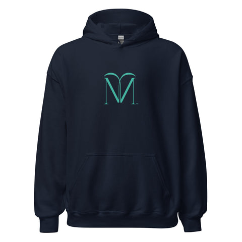 Naunda Art with Turquoise Logo Unisex Hoodie - Kima Kreates