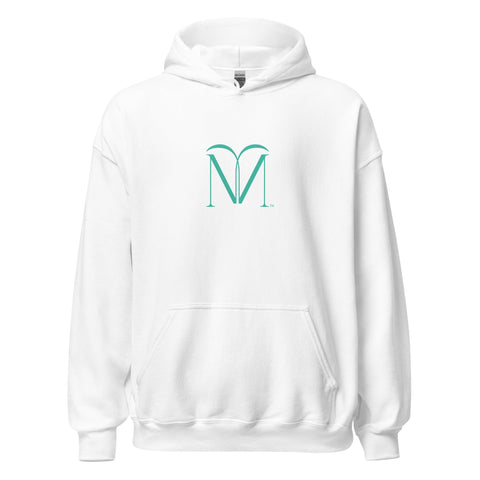 Naunda Art with Turquoise Logo Unisex Hoodie - Kima Kreates