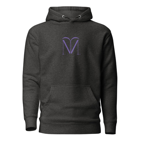 Naunda Art with Violet Logo Premium Unisex Hoodie - Kima Kreates