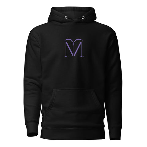 Naunda Art with Violet Logo Premium Unisex Hoodie - Kima Kreates