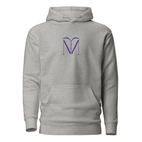 Naunda Art with Violet Logo Premium Unisex Hoodie - Kima Kreates