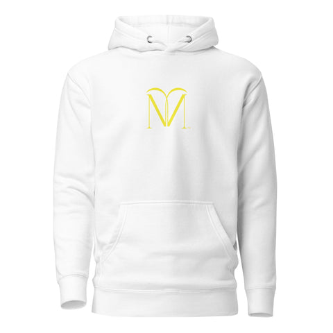 Naunda Art with Yellow Logo Premium Unisex Hoodie - Kima Kreates