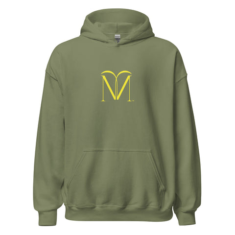 Naunda Art with Yellow Logo Unisex Hoodie - Kima Kreates