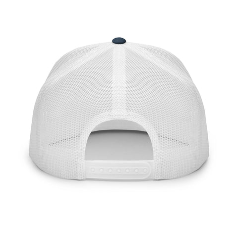 Naunda Complete 5 Panel Trucker Cap (White) - Kima Kreates