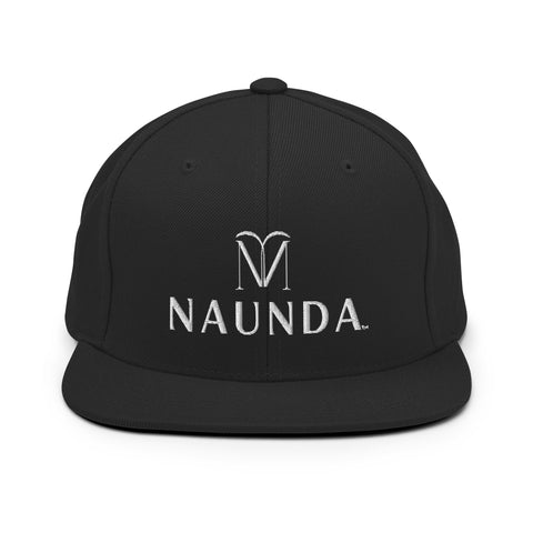 Naunda Complete Classic Snapback Hat (White) - Kima Kreates