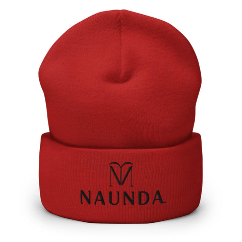 Naunda Complete Cuffed Beanie (Black) - Kima Kreates