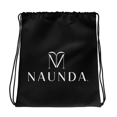 Naunda Complete Drawstring Bag (White) - Kima Kreates
