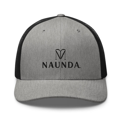 Naunda Complete Retro Trucker Cap (Black) - Kima Kreates