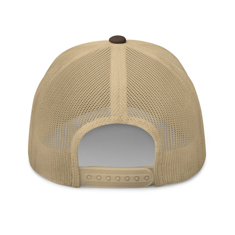 Naunda Complete Retro Trucker Cap (White) - Kima Kreates