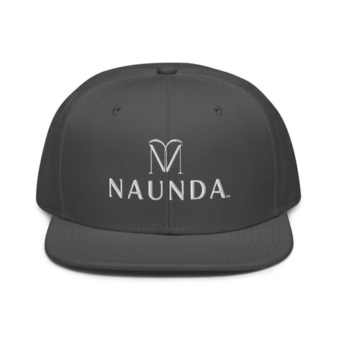 Naunda Complete Snapback Hat (White) - Kima Kreates