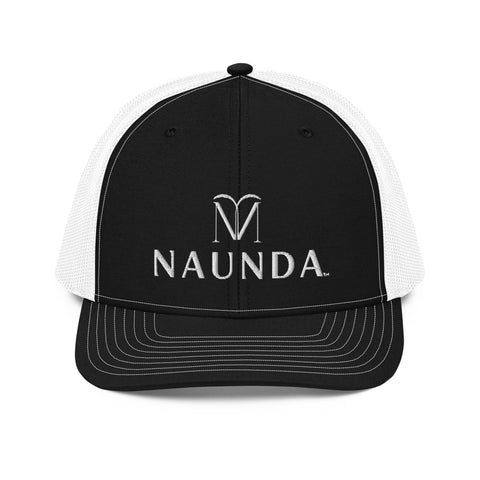 Naunda Complete Snapback Trucker Cap (White) - Kima Kreates