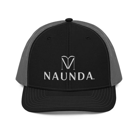 Naunda Complete Snapback Trucker Cap (White) - Kima Kreates